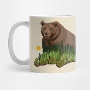 Woods in A Bear Mug